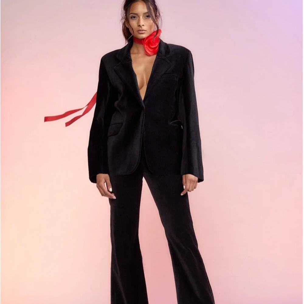 NWT Cynthia Rowley Velvet Blazer